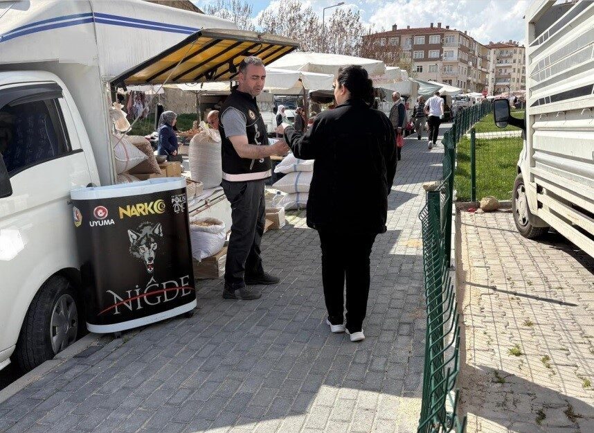 Niğde İl Emniyet Müdürlüğü Narkotik Suçlarla Mücadele Şube Müdürlüğü ekipleri