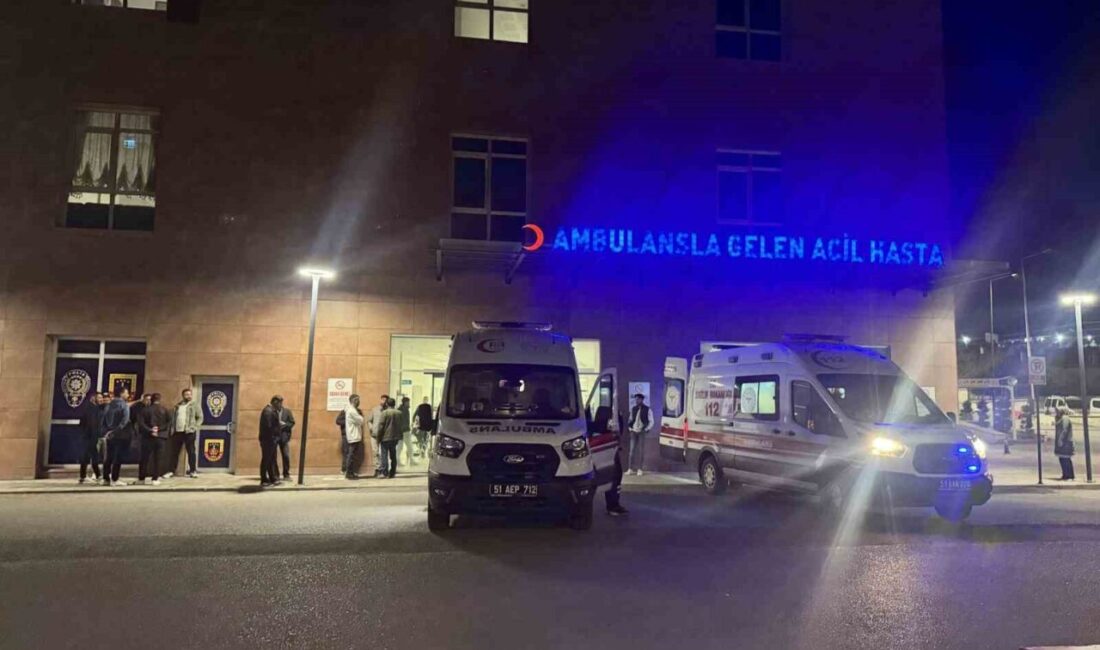 Niğde’de aralarında husumet bulunan şahıs tarafından silahla vurulan bir kişi