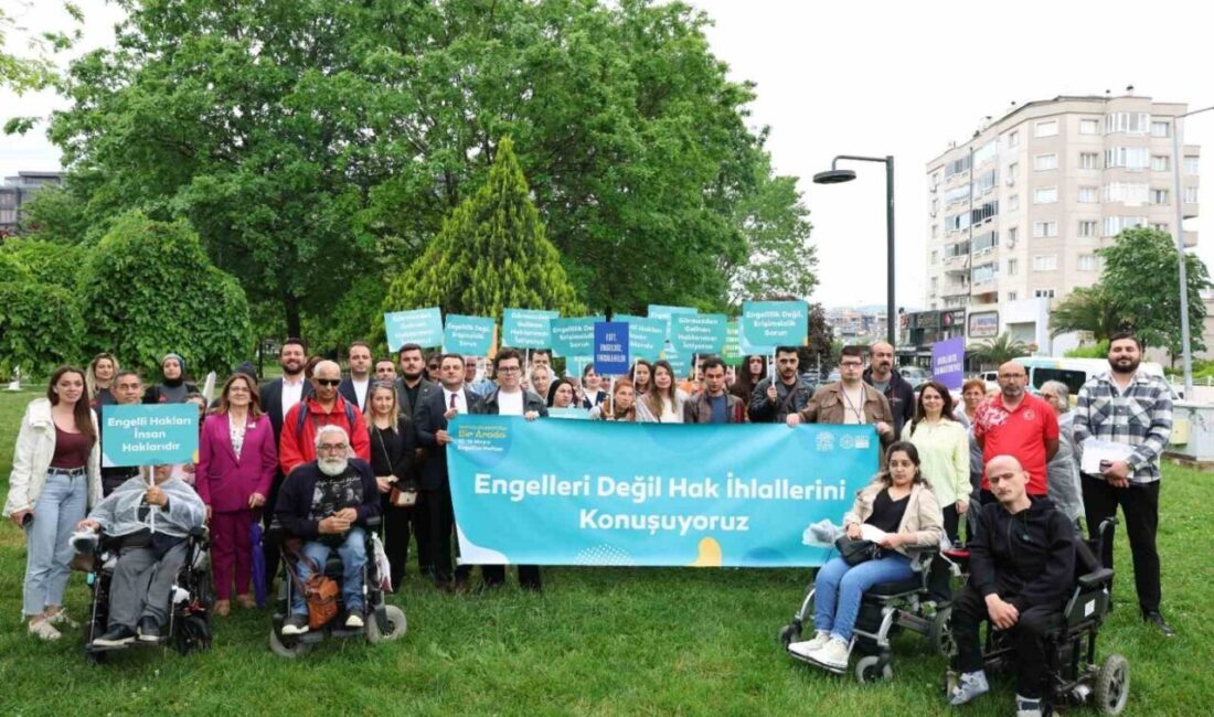 Nilüfer Belediyesi, Engelliler Haftası çerçevesinde düzenlenen yürüyüşle engelli bireylerin haklarına