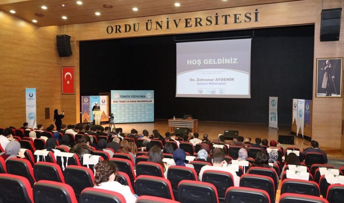 Ordu Üniversitesi’nde (ODÜ), “Türkiye Yüzyılı’nda Genç Temsili ve Karar Mekanizmaları”