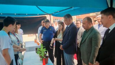Aydın’ın Nazilli ilçesinde Turan Ortaokulu öğretmen ve öğrencilerinin hazırladığı Bilim