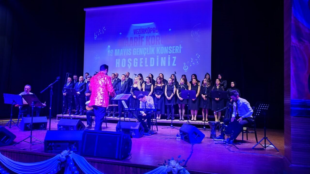 Samsun Vezirköprü İlçe Milli Eğitim Müdürlüğü Maarif Korosu tarafından “19