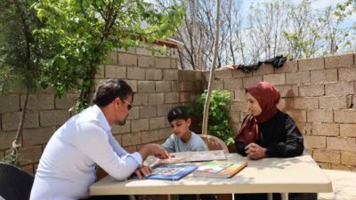 Diyarbakır’ın Eğil ilçesinde öğretmenlerin saha çalışmaları sırasında tanıştığı 10 yaşındaki