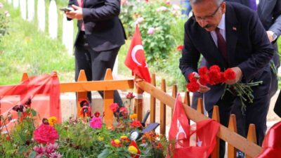 Kahramanmaraş’taki Aysel Çalık Ortaokulu’nda yaşanan saldırıya ilişkin Kahramanmaraş’ta incelemelerde bulunan