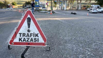 Adıyaman’da sürekli kazaların yaşandığı virajda motosikletin takla atması sonucu 1