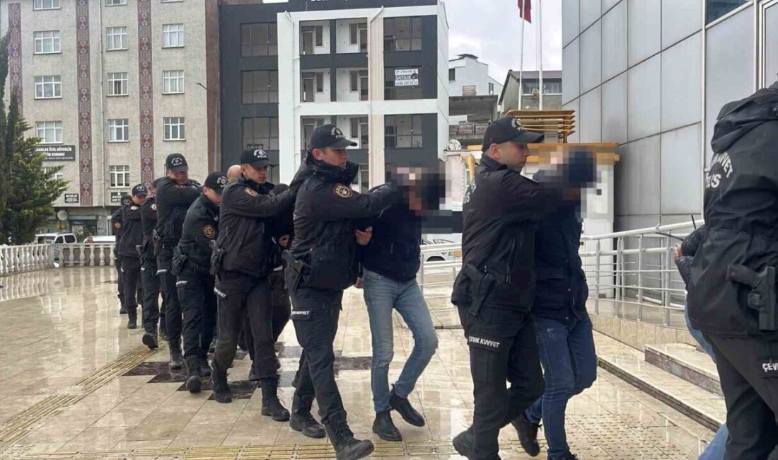 Ordu Ünye Cumhuriyet Başsavcılığı koordinesinde, ’suç örgütü kurmak, yönetmek, üye