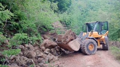 Ordu’da son günlerde etkisini artıran yağışlar nedeniyle 24 saatte 214