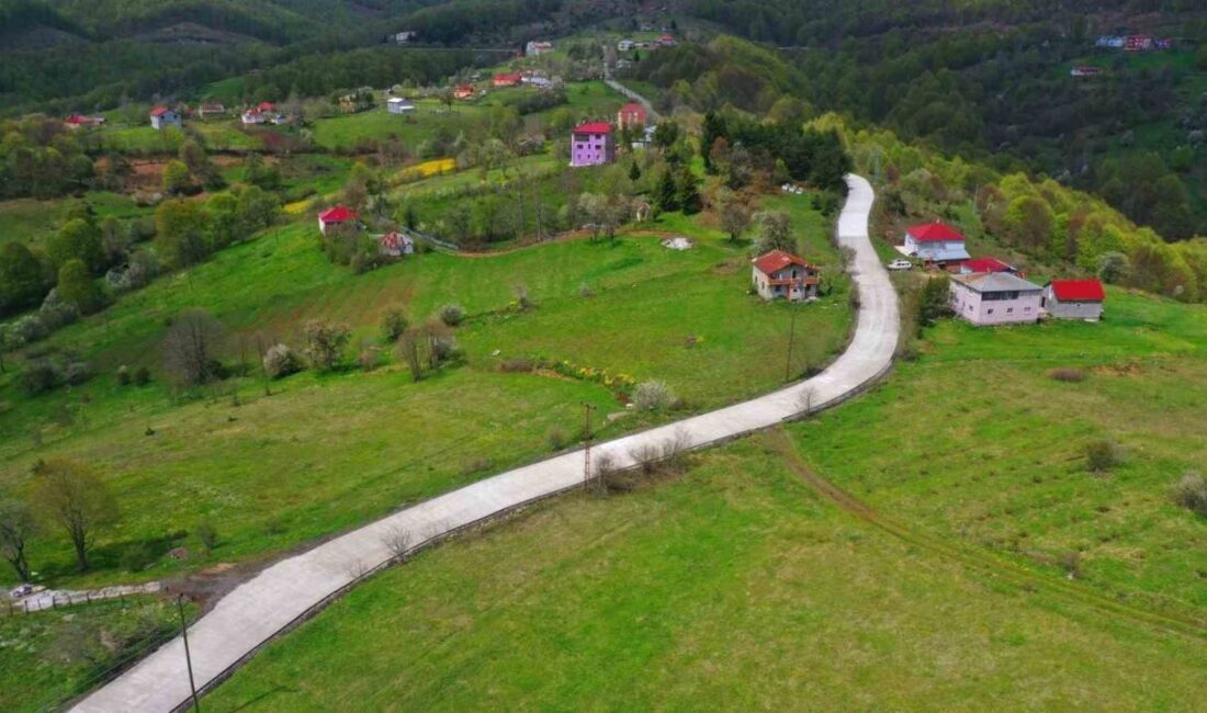 Ordu Büyükşehir Belediyesi, kırsal mahallelerde ulaşım standardını yükseltmek için yol
