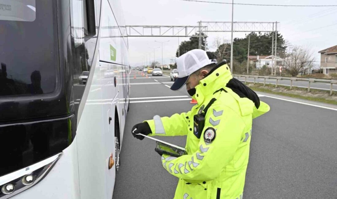 Ordu’da polis ekipleri tarafından trafik kazalarını azaltmaya yönelik yapılan denetimlerde,