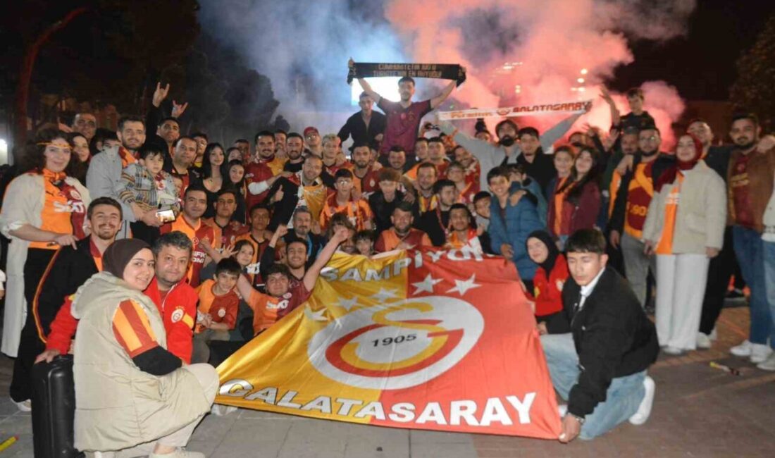 Ordu’nun Ünye ilçesinde, Galatasaray’ın Trendyol Süper Lig’de 26’ncı şampiyonluğunu ilan