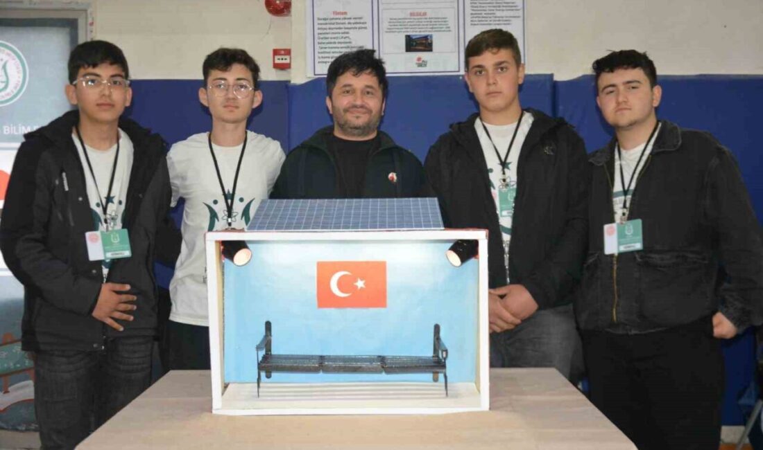 Ordu’nun Kumru ilçesinde 4006 Bilim Fuarı kapsamında lise öğrencilerinin hazırladığı