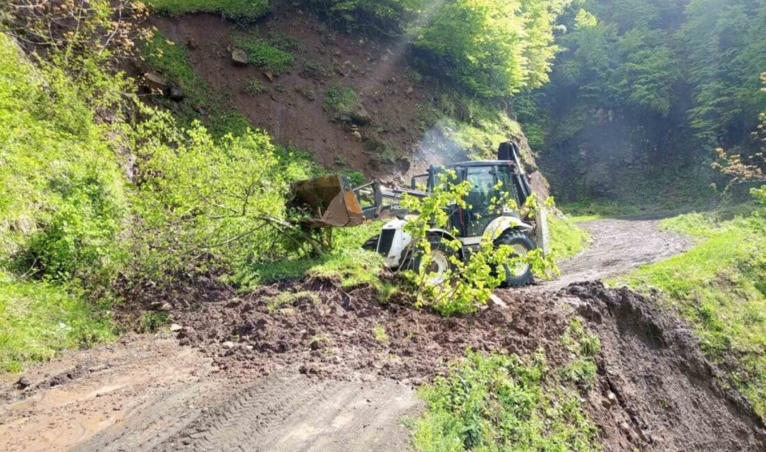 Ordu’da son günlerde etkili olan kuvvetli yağışlar nedeniyle kırsal mahallelerde