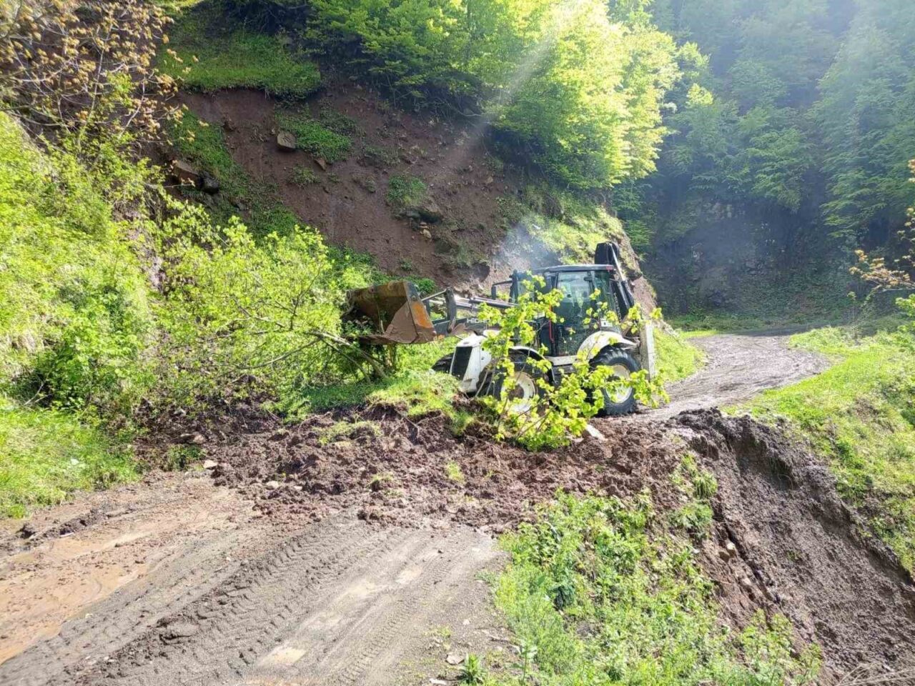 Ordu’da son günlerde etkili olan kuvvetli yağışlar nedeniyle kırsal mahallelerde
