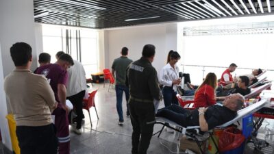 Mersin Orman Bölge Müdürlüğü personeli, Türk Kızılay Kan Merkezi tarafından