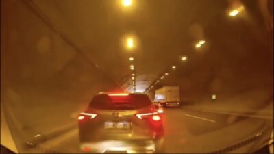 Osmaniye’nin Bahçe ilçesindeki Taşoluk Tüneli’nde 6 aracın karıştığı zincirleme trafik