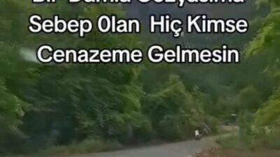 Osmaniye’nin Kadirli ilçesinde yaşayan adam, bayramın birinci günü akşam saatlerinde