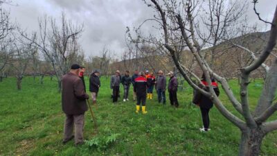 Erzincan İl Tarım ve Orman Müdürlüğü tarafından Otlukbeli ilçesinde üreticilere