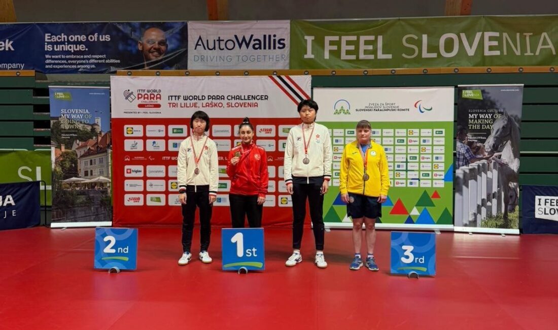Türkiye Özel Sporcular Spor Federasyonu milli sporcusu Ebru Acer, Slovenya’nın