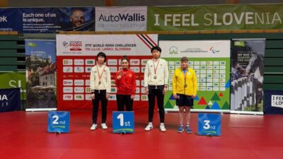 Türkiye Özel Sporcular Spor Federasyonu milli sporcusu Ebru Acer, Slovenya’nın