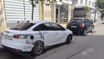 Batman’da henüz kimliği belirlenemeyen bir sürücü, park halindeki 5 otomobile
