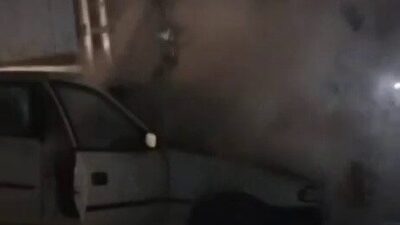 Adıyaman’ın Besni ilçesinde park halindeki bir otomobil yandı. Edinilen bilgilere