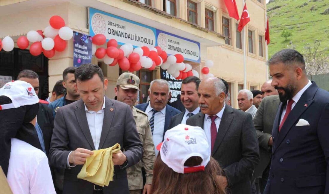 Siirt’in Pervari ilçesinde bulunan Ormandalı İlk ve Ortaokulu’nda düzenlenen TÜBİTAK
