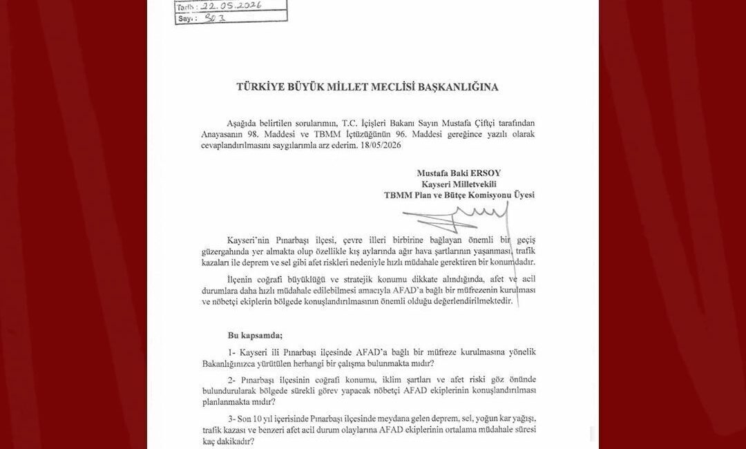 Milliyetçi Hareket Partisi (MHP) Kayseri Milletvekili Baki Ersoy, Kayseri’nin Pınarbaşı