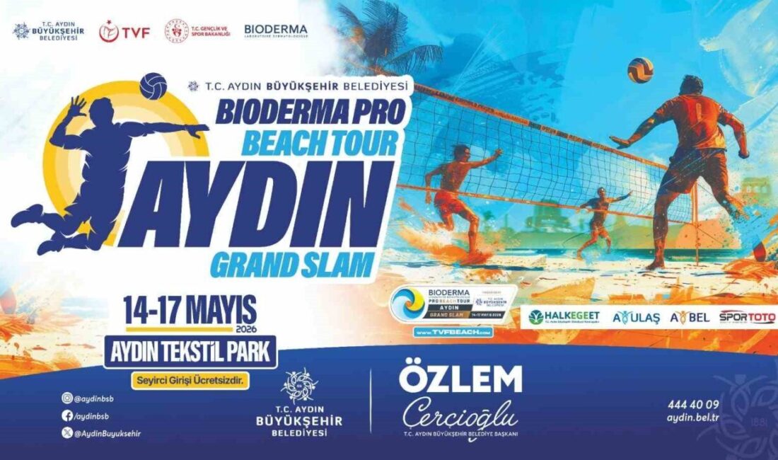 Aydın Büyükşehir Belediyesi’nin ev sahipliğinde, Uluslararası Plaj Voleybolu Türkiye Serisi’nin