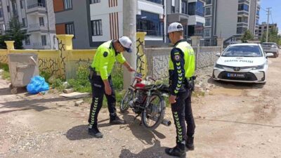 Adıyaman’da polis ekiplerinin ’dur’ ihtarına uymayarak kaçan motosiklet sürücüsüne 552