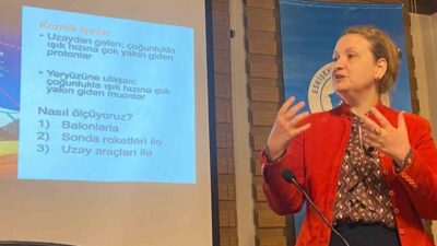 Eskişehir Türk Ocağı’nda değerlendirmelerde bulunan Prof. Dr. Melahat Bilge Demirköz,