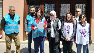 Hakkâri’de Aile ve Sosyal Hizmetler İl Müdürlüğü binasında görev yapan