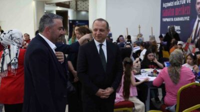 Ankara’da Pursaklar Belediye Başkanı Ertuğrul Çetin, Pursaklar Yaşam Merkezi’nde düzenlenen