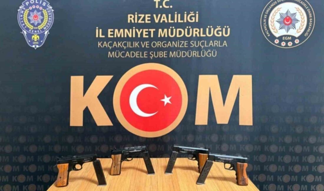 Rize’de düzenlenen kaçak silah operasyonunda 1 kişi tutuklanarak cezaevine gönderildi.