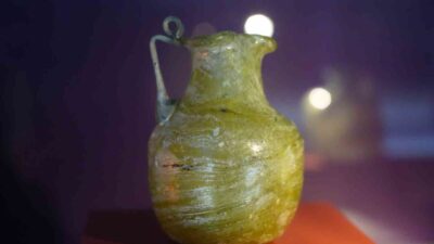 SAMSUN (İHA) – Roma Dönemi’ne ait cam sanatı eserleri, Samsun