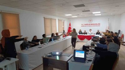 Erzincan İl Sağlık Müdürlüğü tarafından düzenlenen eğitim programında, gebe okullarında