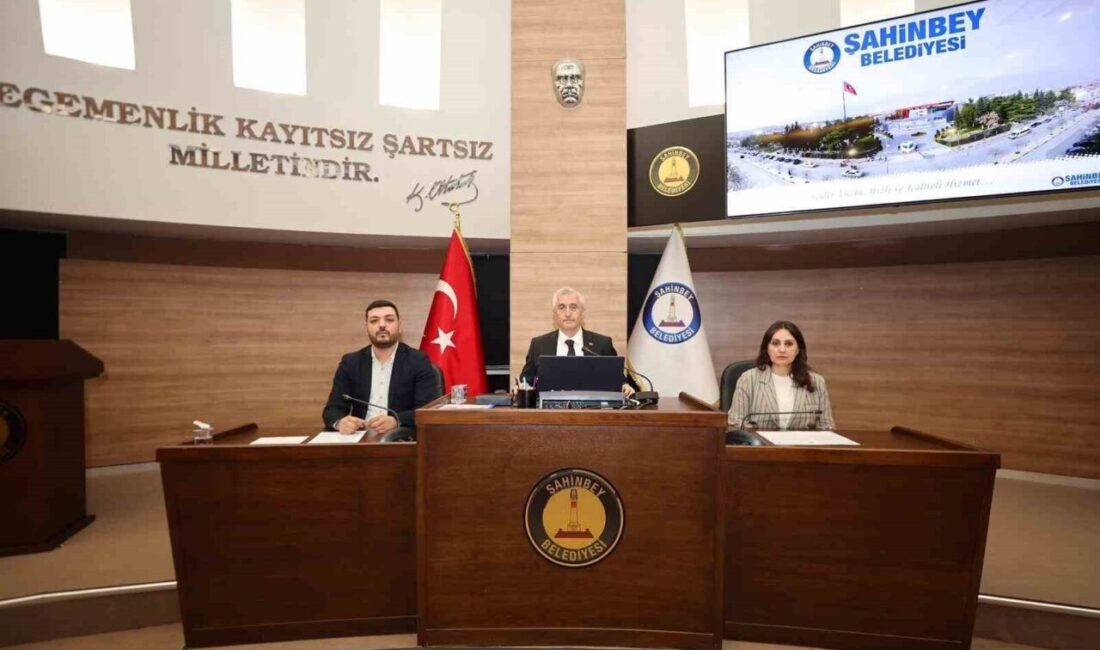Şahinbey Belediyesi mayıs ayı olağan meclis toplantısının 1.oturumu Şahinbey Belediyesi