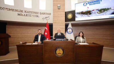 Şahinbey Belediyesi mayıs ayı olağan meclis toplantısının 1.oturumu Şahinbey Belediyesi