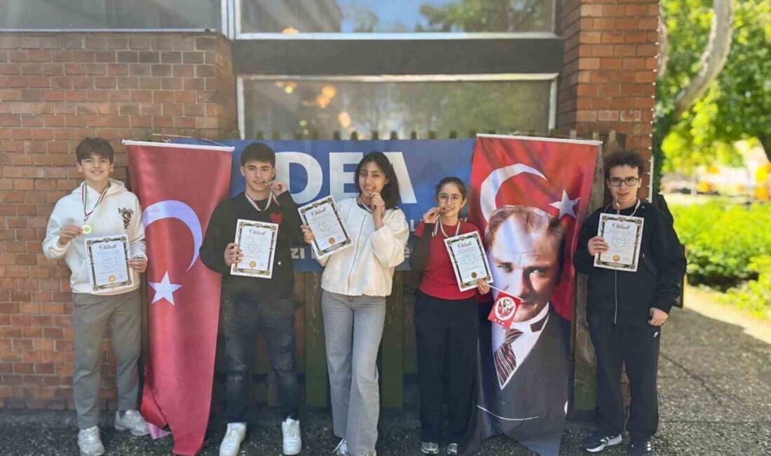Şahinkaya Fen Lisesi öğrencileri, Macaristan’da düzenlenen uluslararası icat ve inovasyon