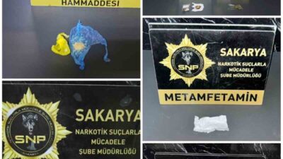 Sakarya’da sokak satıcılarına yönelik düzenlenen 2 ayrı narkotik operasyonunda çok