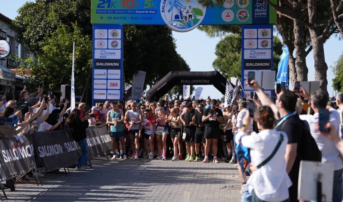 4. Salomon Çeşme Yarı Maratonu tamamlandı. 43 ülkeden 3 bin