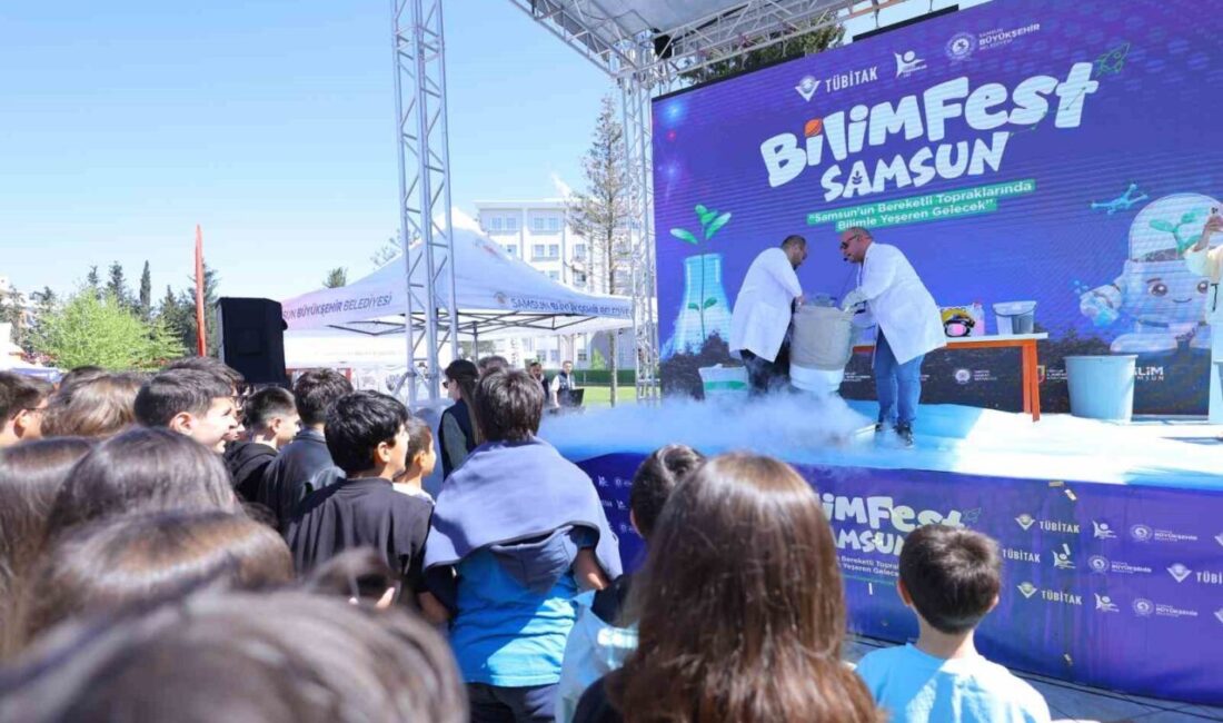 Samsun Büyükşehir Belediyesi tarafından hayata geçirilen “BİLİMFEST Samsun”, bilim ve