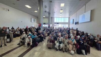Samsun’da hacı adayları, kafileler halinde kutsal topraklara uğurlanıyor. Diyanet İşleri