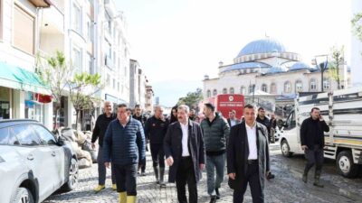 Samsun’da meydana gelen sel ve su taşkınının ardından başlatılan çalışmalar