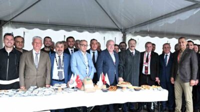 borsalarının ortaklaşa hazırladığı stantta kentin gastronomik zenginliğini yansıtan birçok ürün