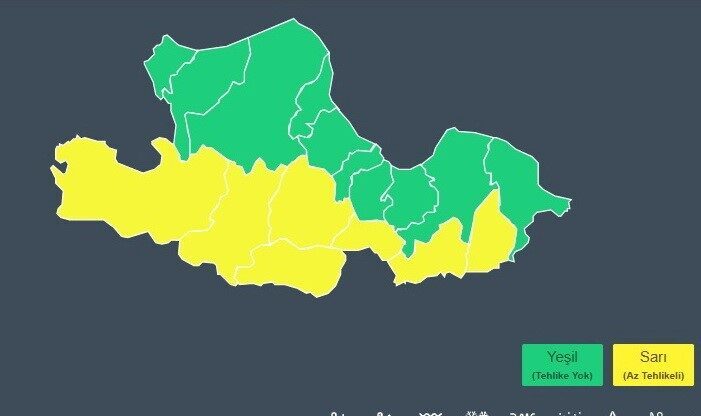 Samsun Valiliği, Meteoroloji 10. Bölge Müdürlüğü’nden alınan son değerlendirmeler doğrultusunda