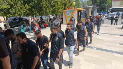 Şanlıurfa merkezli 11 ilde düzenlenen siber dolandırıcılık operasyonunda gözaltına alınan
