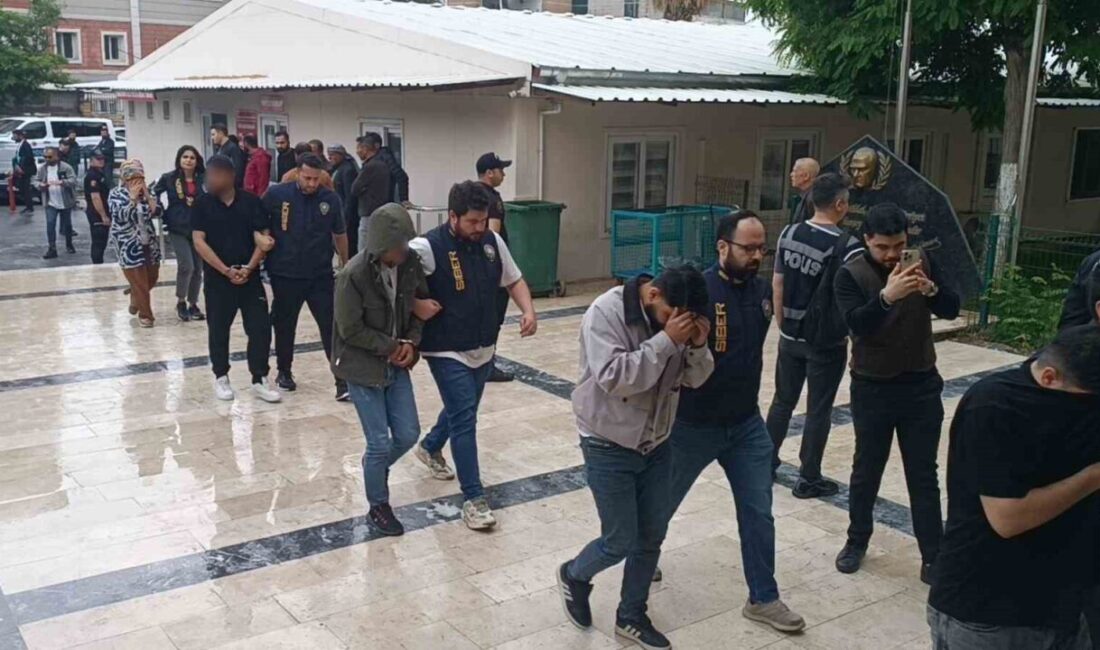 Şanlıurfa merkezli 7 ilde düzenlenen yasadışı bahis operasyonunda gözaltına alınan