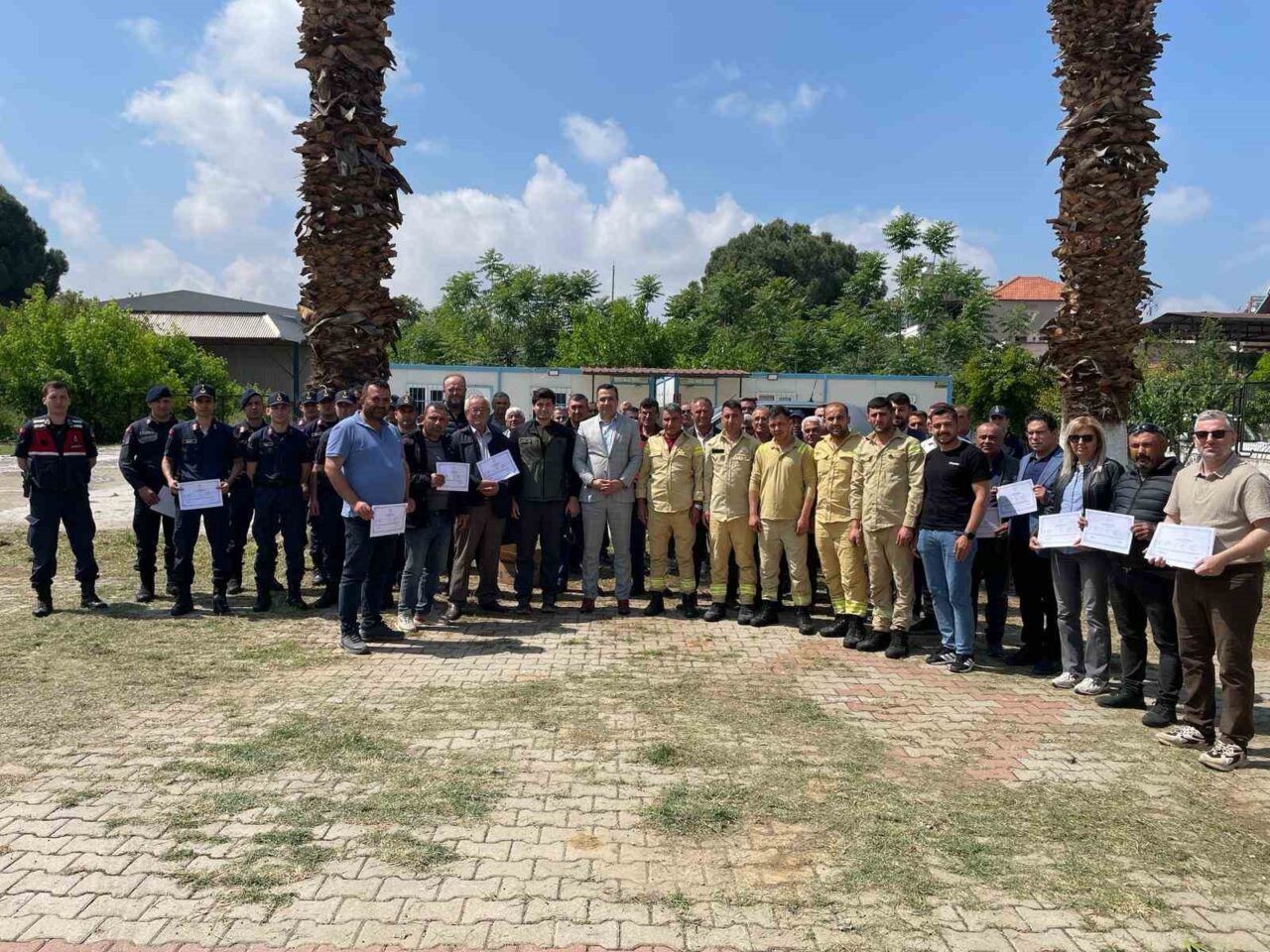 Manisa’nın Sarıgöl ilçesinde orman ve kırsal alan yangınlarına karşı farkındalık