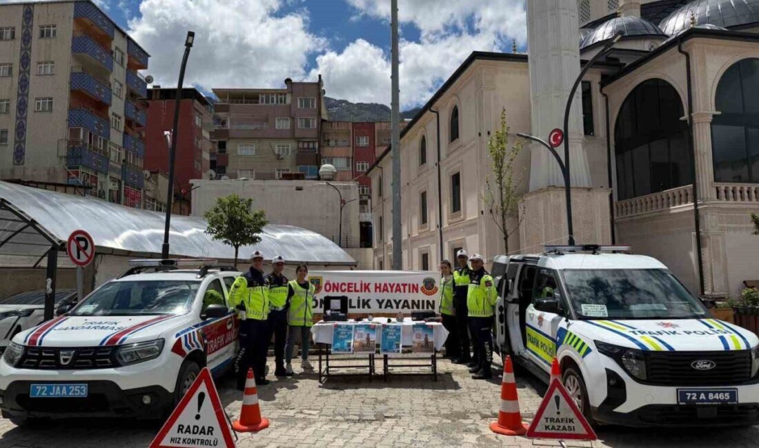 Batman’da Sason Kaymakamlığı koordinesinde Trafik Haftası etkinlikleri düzenlendi. İlçe Jandarma