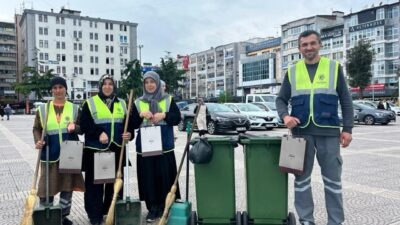 Samsun Büyükşehir Belediyesi (SBB) tarafından çalışanlara bayram öncesi ikramiyeleri yatırıldı.